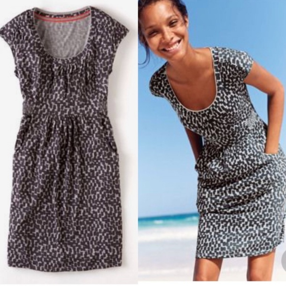 Boden Casual Weekend Dress, grey, 8L
